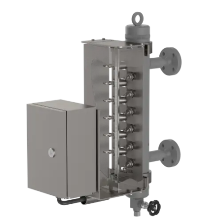 Electronic remote water level gauge